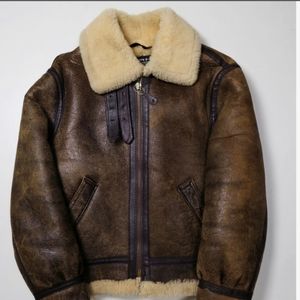 Brown bomber's jacket